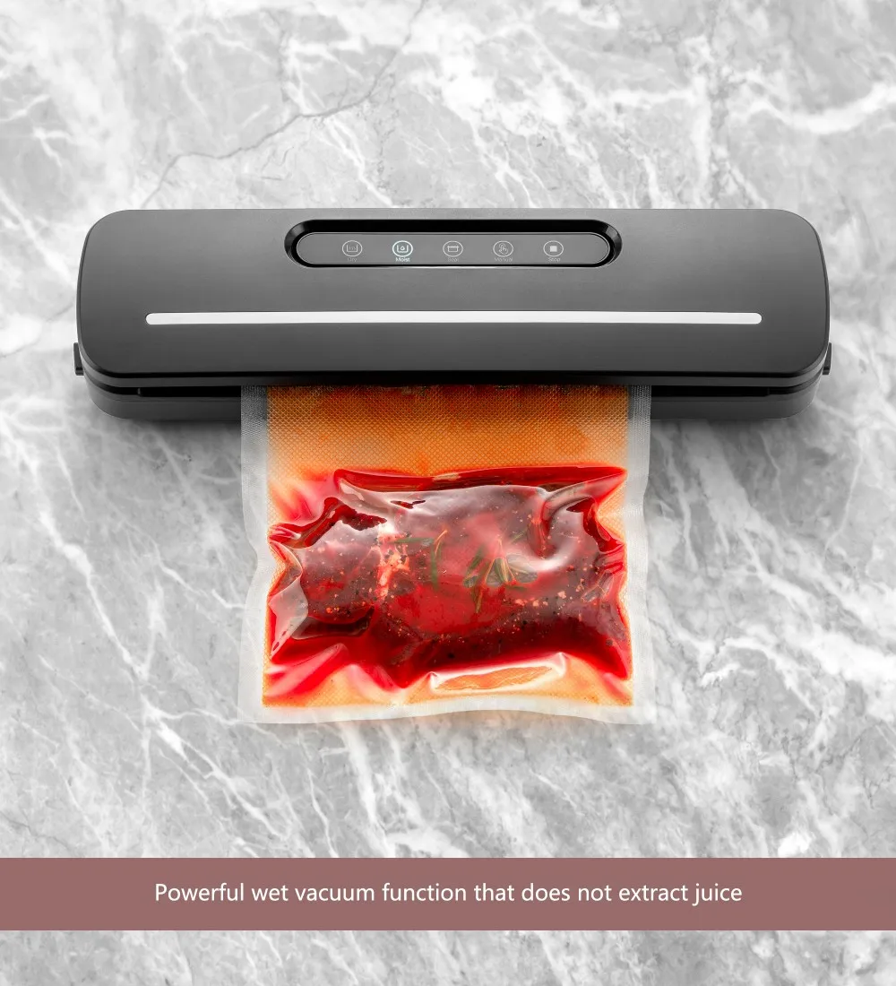 

Vacuum Sealer Machine Food Vacuum Sealer Automatic Air Sealing System For Food Dry And Wet Food Modes Compact Design