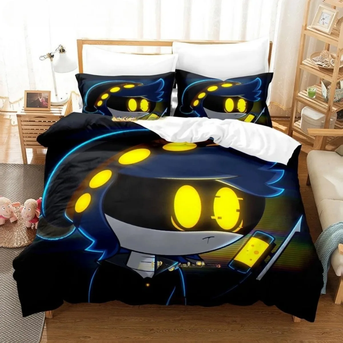 

Fashion Murder-Drones Duvet cover Sets 3D Printing Murder-Drones Bedding Set Home Textiles Adult Children Bedroom Duvetcover Set
