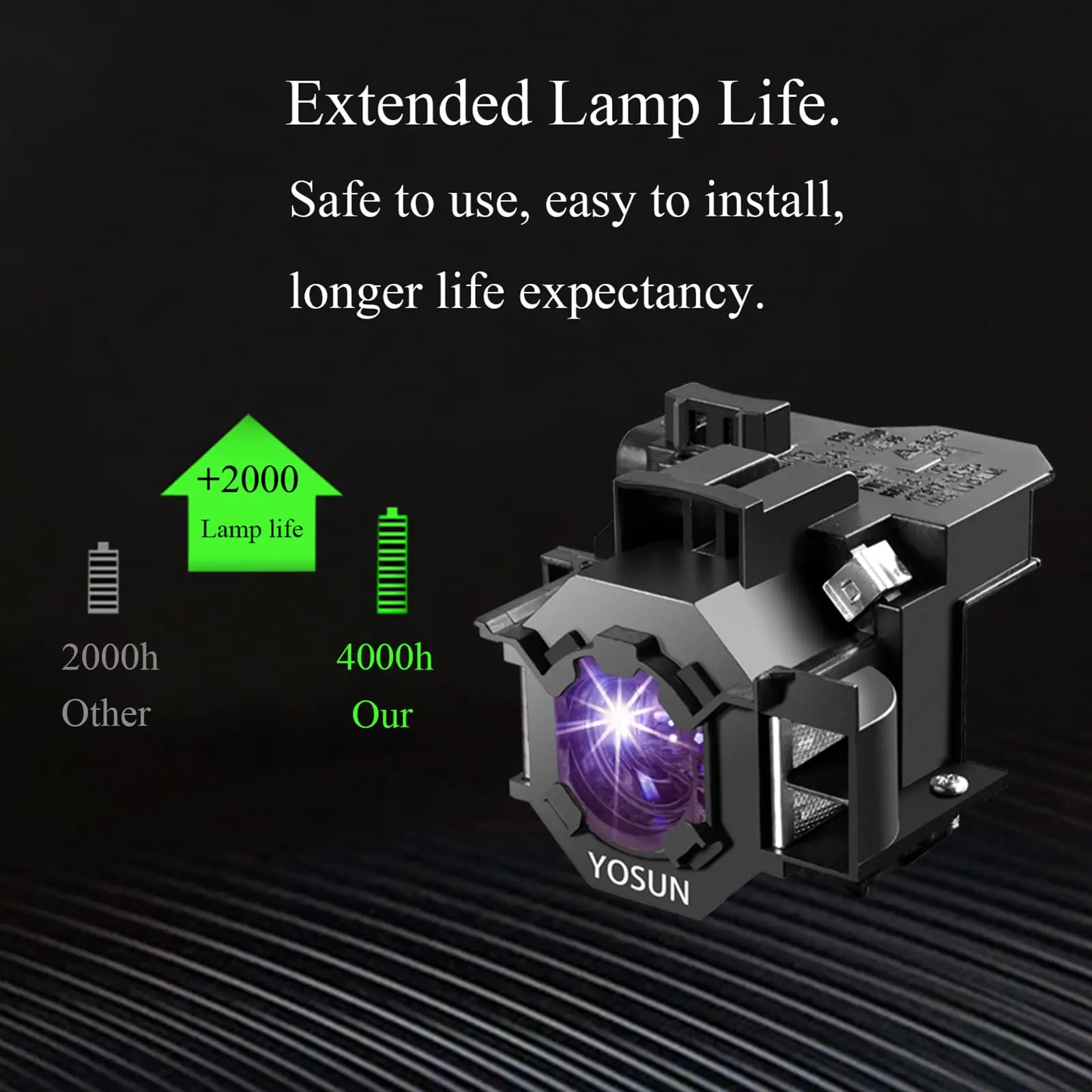 v13h010l42 Projector Bulb for Epson-Elplp42 PowerLite Home Cinema 83 83+ 83c 83v 410w ex90 emp-83h h330a Replacement Proje