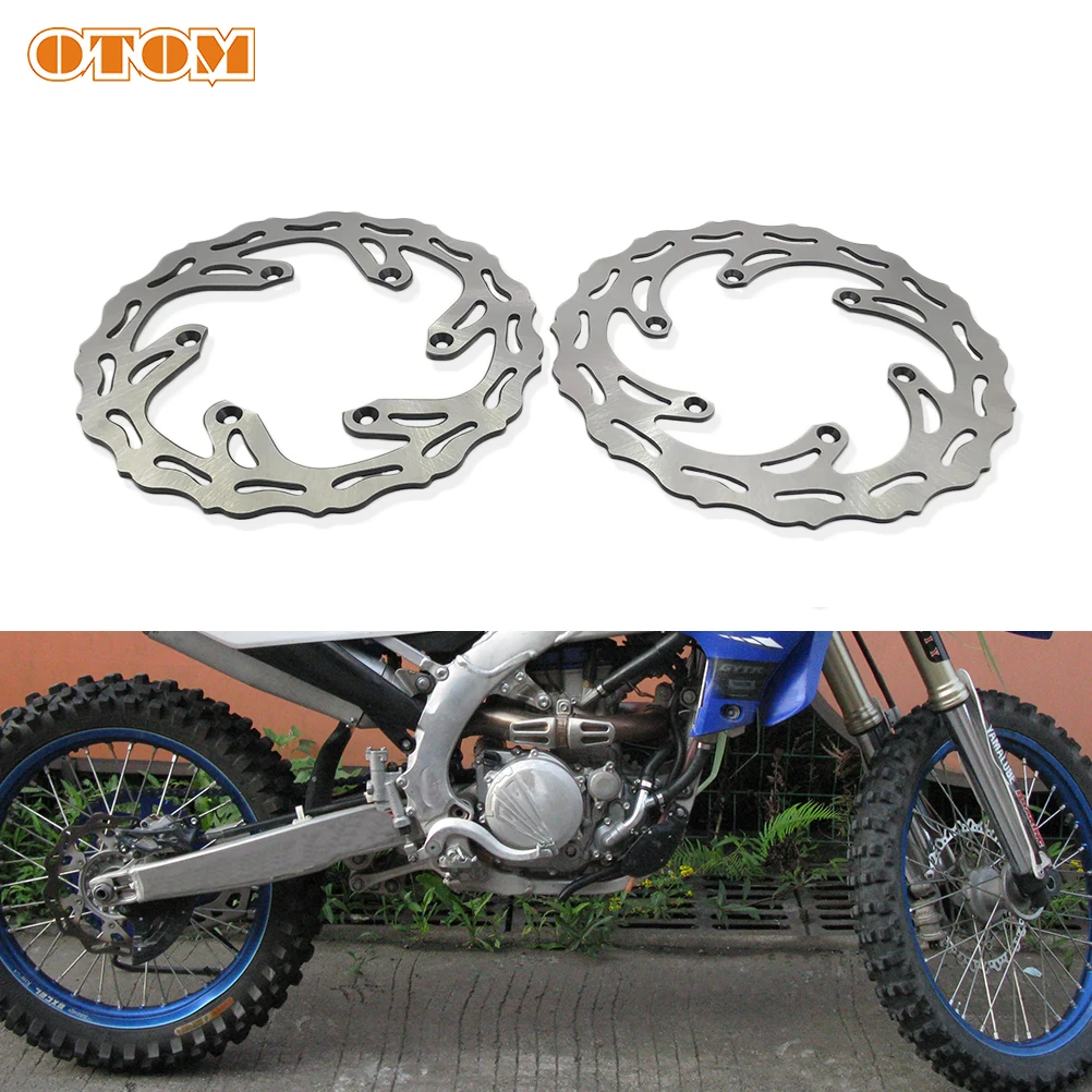 

Ротор переднего и заднего тормозного диска OTOM мотоцикла, стальной 6 отверстий для YAMAHA YZ125 YZ250/250F/250FX/250X YZ450F WR250F WR450F 02-18