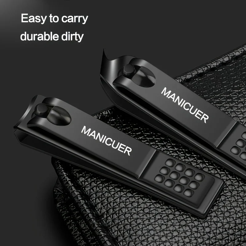 Juego de manicura verde de 9 Uds con Funda de cuero, kits de herramientas profesionales para el cuidado de los pies y la cara, cortaúñas de acero inoxidable, regalo