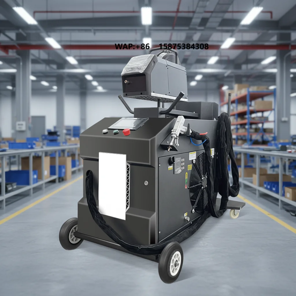 Powerful 4 in 1 Welding Machine 3000W Handheld Fiber  Welder Cleaner for Auto Body Sheet Metal Repair