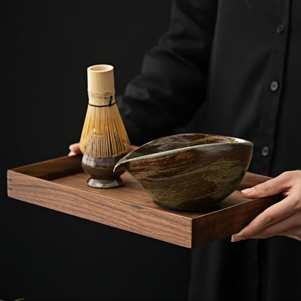 

Japanese Bamboo Matcha Whisk Set - Zen Tea Ceremony Tools with Coarse Clay Whisk & Bowl, Traditional Gift for Tea Lovers