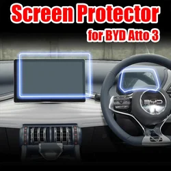 Protector de pantalla para BYD Atto3 EV, pantalla de navegación GPS para coche, película de vidrio templado, almohadilla protectora para el cuidado de los ojos a prueba de arañazos