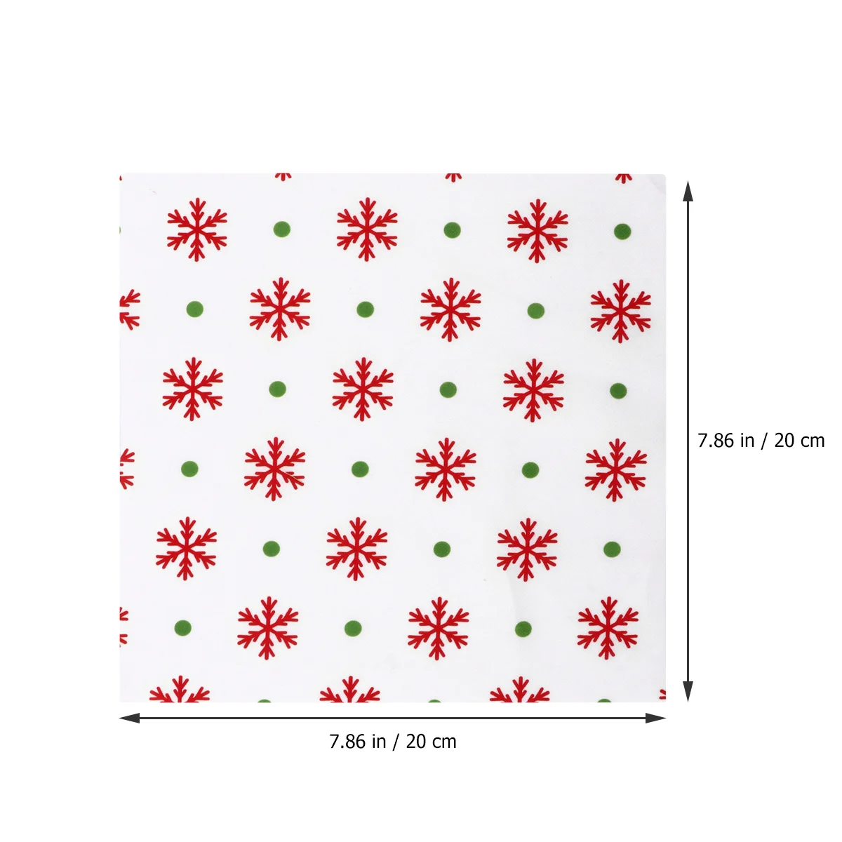 20 Pcs Christmas Patchwork Sewing Cloth Square Cotton Fabric Craft Leftovers Stitching