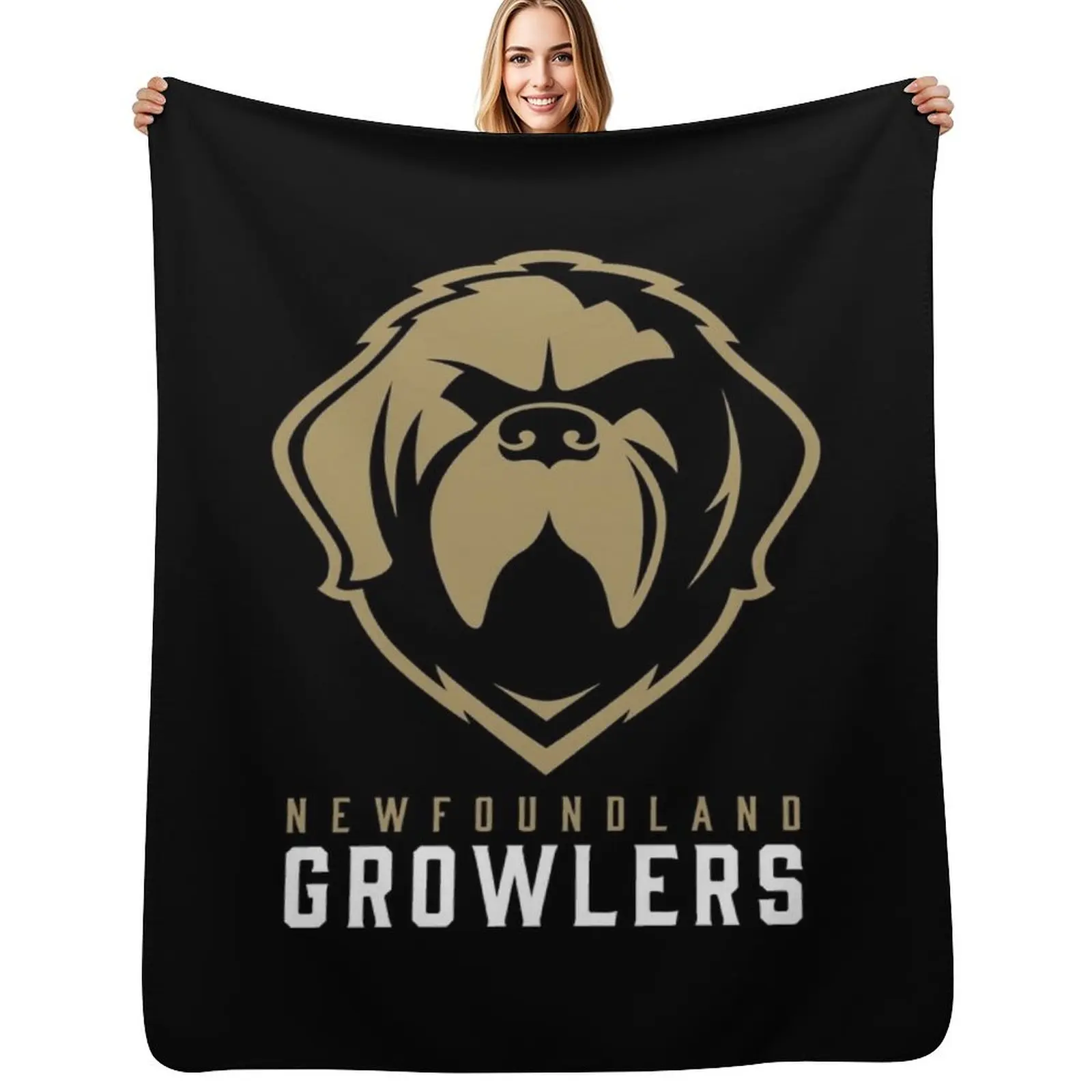 

Newfoundland Growlers Throw Blanket Soft Warm Blanket Gift for Grandparents