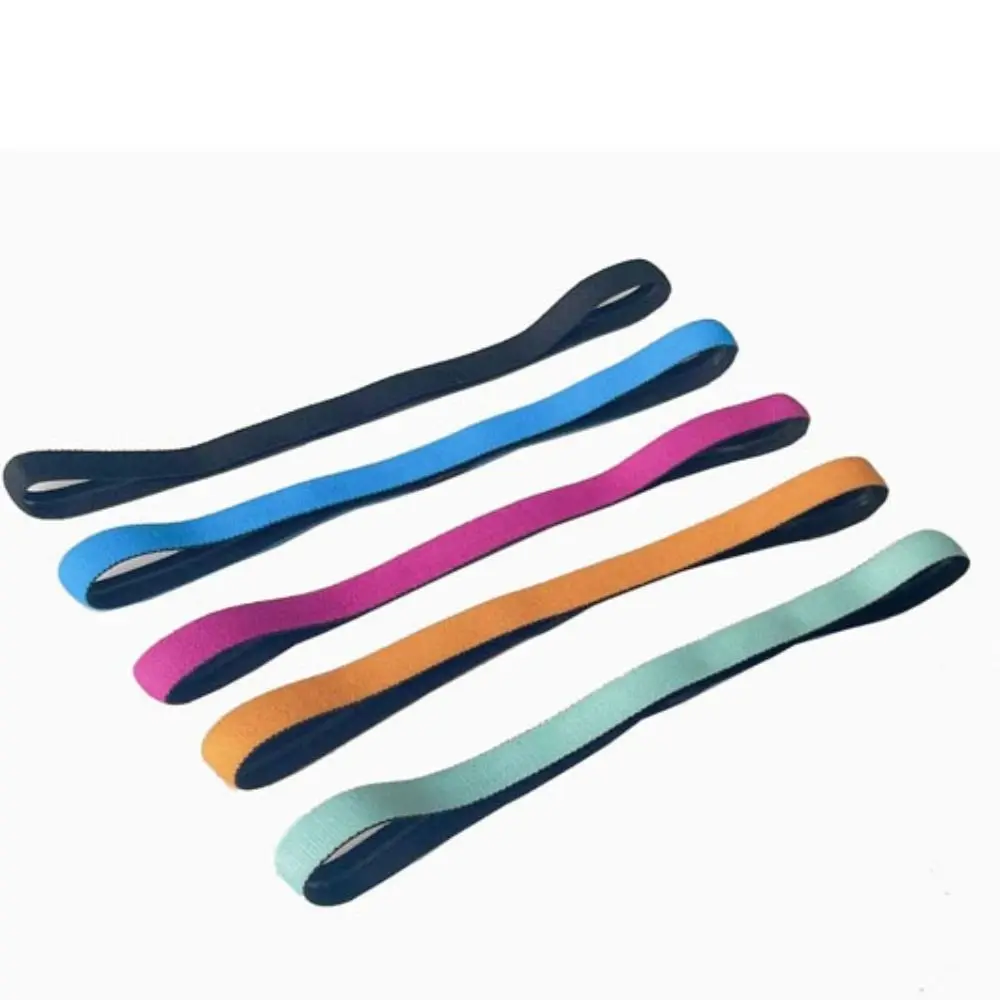 

New Sports Headband Sweatband Unisex Men Women Gym Running Yoga Hair Bands Stretch Elastic Silicone Anti-slip Sports Sweatband