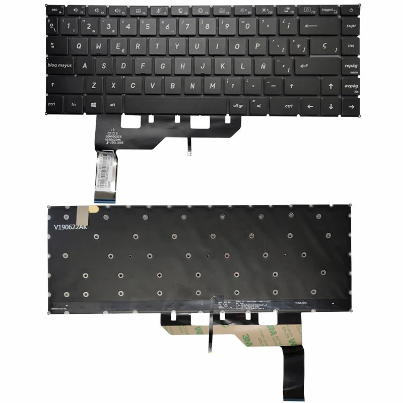 d+NEW US laptop keyboard FOR MSI Modern 15 A10M A10RAS A10RBS MS-1551 MS-14C1 MS-14C2 white backlight