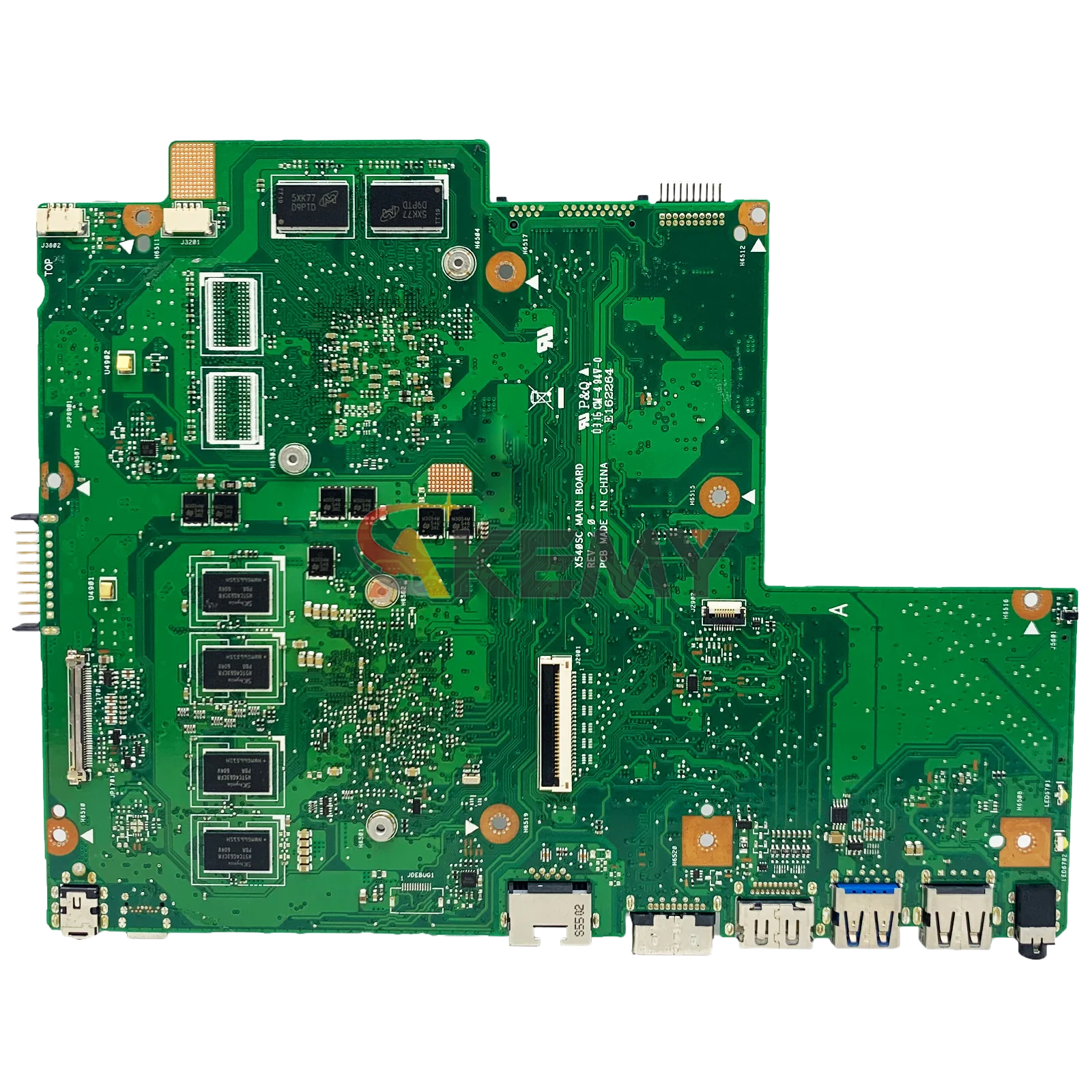 اللوحة الأم للكمبيوتر المحمول X540SC لـ ASUS VivoBook D540S F540S R540S A540S X540SC X540S اللوحة الرئيسية مع وحدة المعالجة المركزية Celeron 100% اختبار موافق stk