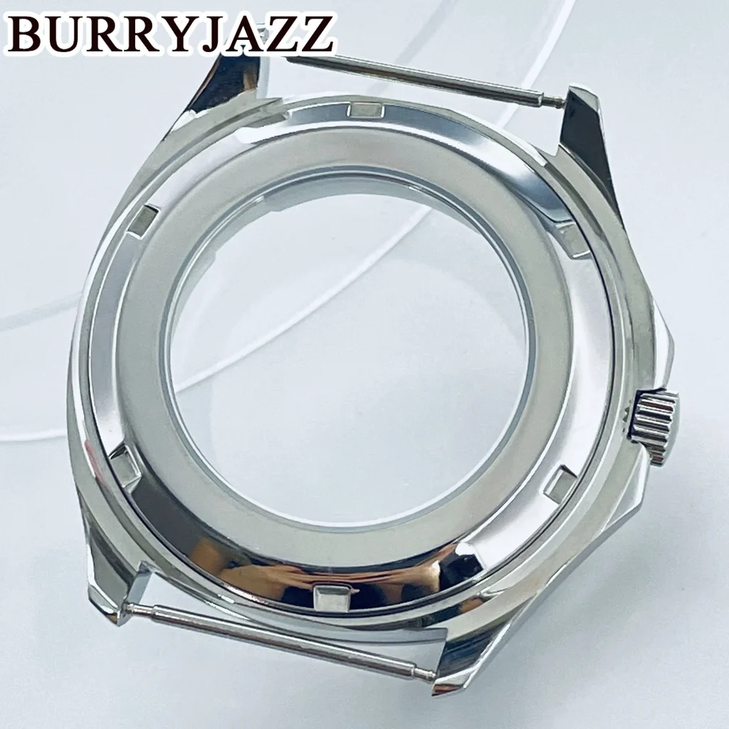 BURRYJAZZ 40mm NH35 NH36 ETA2824 2836 Miyota8215 Mingzhu DG2813 3804 Watch Case With Sapphire Crystal Stainless Steel Waterproof