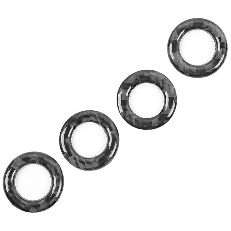 غطاء دبوس قفل باب سيارة من ألياف الكربون ، يناسب مرسيدس بنز الفئة C ، W205 ، GLC ، C180 ، C200L ، C260L ، 4