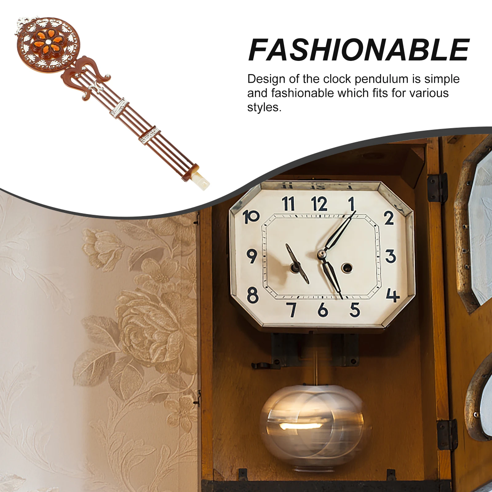 

Clock Pendulum Replacement DIY Wall Clock Accessory Relaxing Project Improve Hands on Ability Gift Idea Pendulum