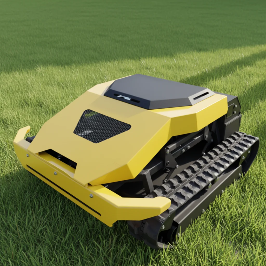 

Customize RC Tracked Grass Cutter 110cm Cutting Width Adjustable Slope Mower