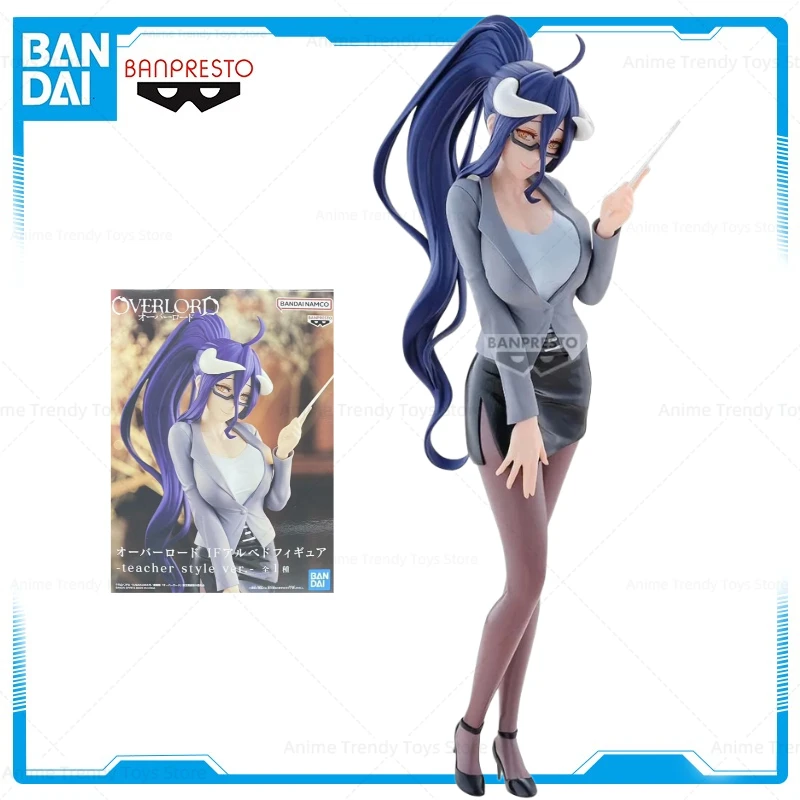 Auf Lager Original BANPRESTO OVERLORD WENN Albedo Lehrer Stil Ver Anime Figur Spielzeug Modell Sammlung Action Figur Puppe Geschenk WY