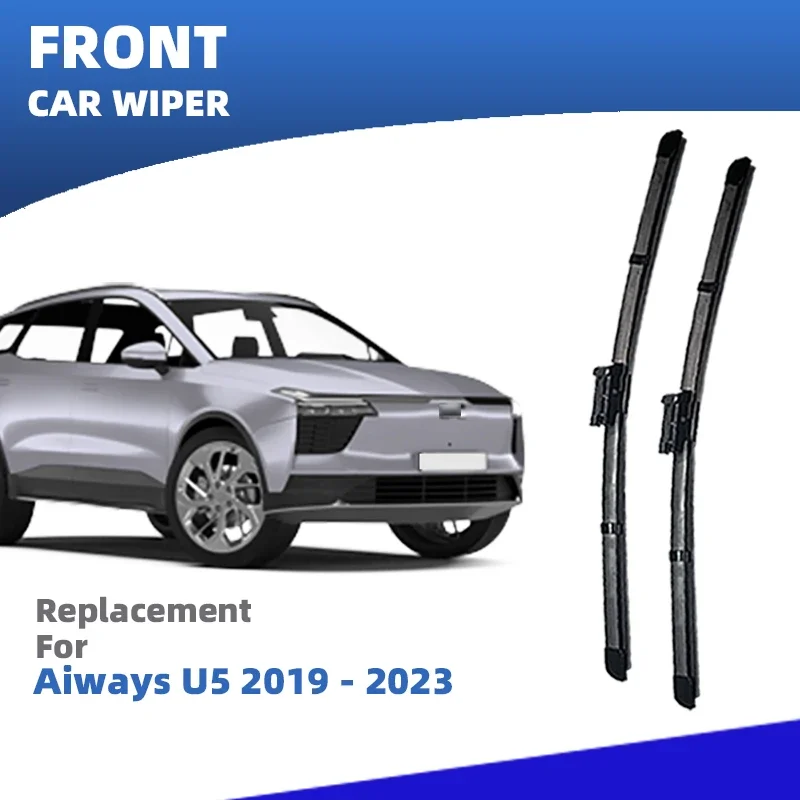

LHD Front Windshield Wiper Blades For Aiways U5 2019 2020 2021 2022 2023 2pcs Windscreen Window Brushes Cleaning Accessories