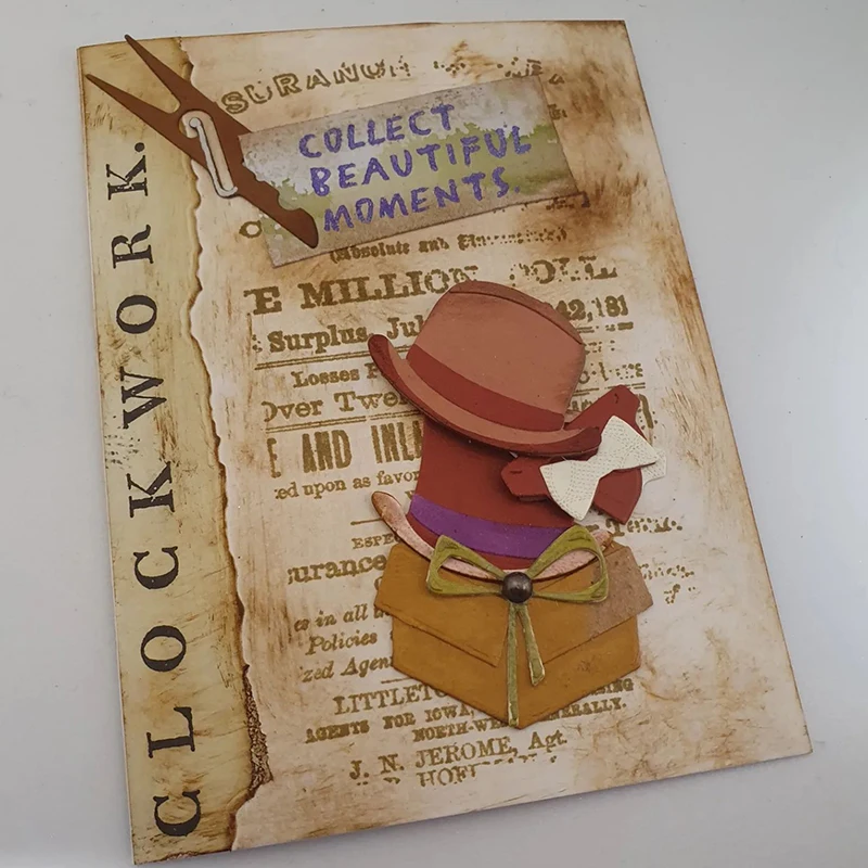 Lady Gentlemen Collection Metal Cutting Dies For DIY Scrapbooking Photo Album Craft Decora Paper Template Craft Gift Card Making