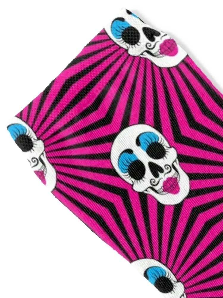 Drag Skull Socks Climbing New year's Toe sports funny gifts Socks For Women Men's