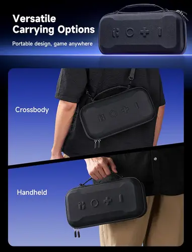 Imagen 2 del producto Estuche de transporte para Lenovo Legion Go&Go S, estuche de viaje portátil duro de gran capacidad, funda protectora de pantalla con empuñadura