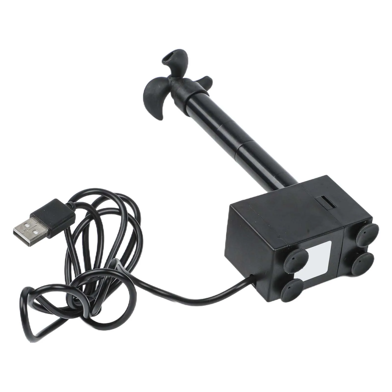 Aquarium Oxygenator ABS Submersible Pump Silent Operation Adjustable Flow Regulation USB DC5V Power For Aquariums