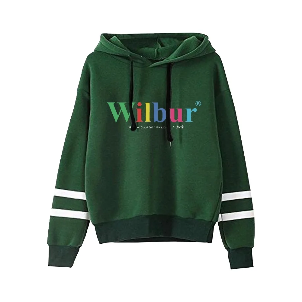 Wilbur 0-tim mimpi SMP Merch uniseks saku tanpa paralel bar lengan kaus Wanita Pria hoodie baju pasangan