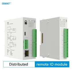 DI AI DO AO Remote IO Module RS485 Ethernet CDSENET M31 Series Analog Switch Acquisition Modbus TCP RTU Firmware Upgrade