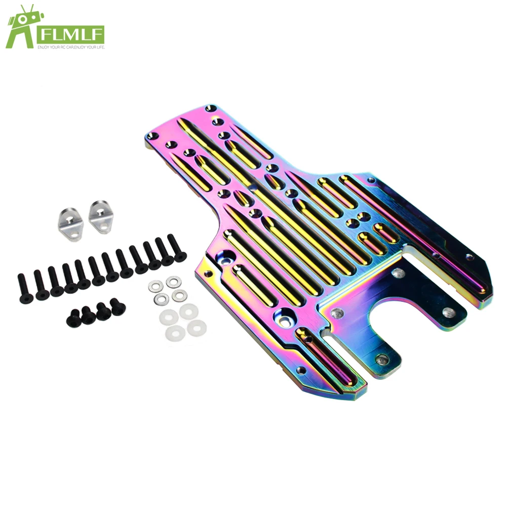 

Alloy CNC Engines Thickened Rear Chassis Plate Fit for 1/5 HPI ROFUN BAHA ROVAN KM BAJA 5B 5T 5SC Truck Rc Car Toys Games Parts