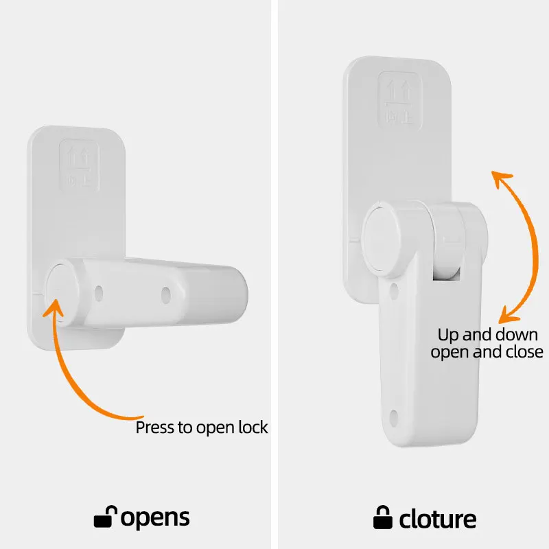 2 Stück kinder sicheres Tür hebels chloss verhindert, dass Kleinkinder Türen öffnen
