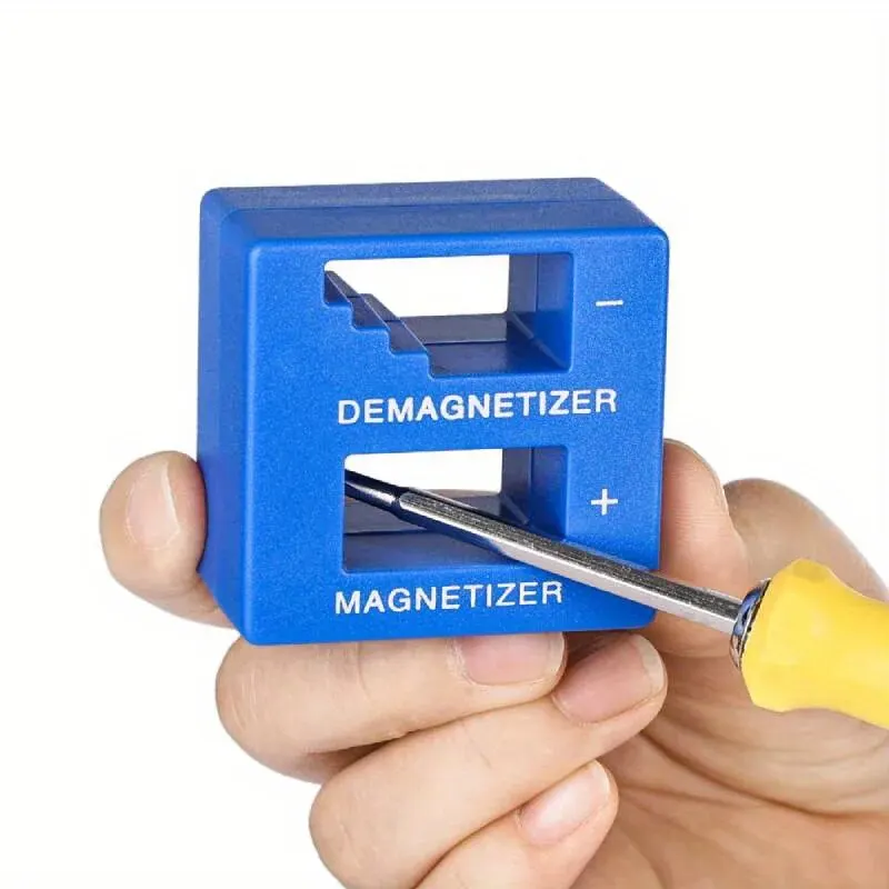 Blue Precision Magnetizer And Demagnetizer, Magnetizer Demagnetizer For Screwdriver, 2 In 1 Quick Magnetization And Demagnetizat