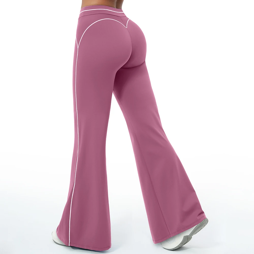 High Waist Yoga Fla…