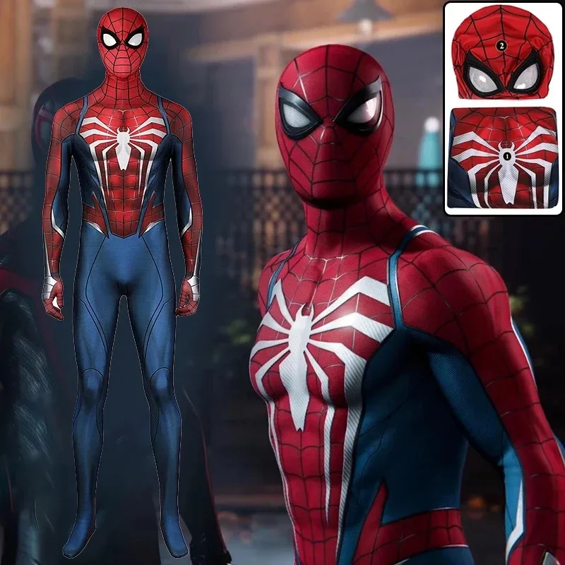 

Костюм супергероя Человека-паука, боди для детей и взрослых, спандекс, зентай, вечерние костюмы для косплея на Хэллоуин, костюмы на Хэллоуин