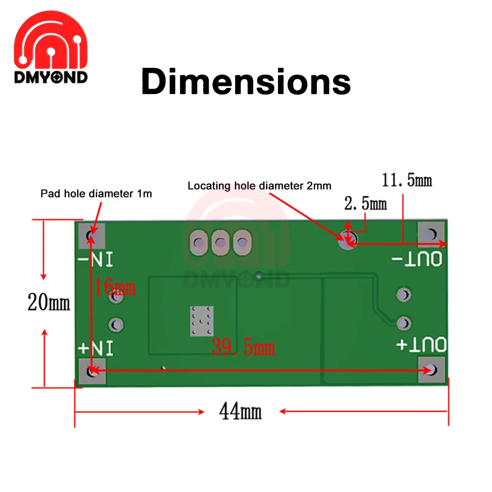 DC-DC 48V 60V 100V to 1.25V-48V Step Down Module Board Voltage Buck Adjustable Power Supply Converter 1.8V 2.5V 3.3V 5V 9V 12V