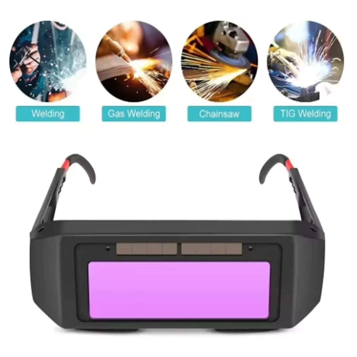 A Welding Goggles Automatic Solar Automatic Darkening Safety Glasses MIG TIG MMA Welding Goggles Welder Glasses Protective Tools