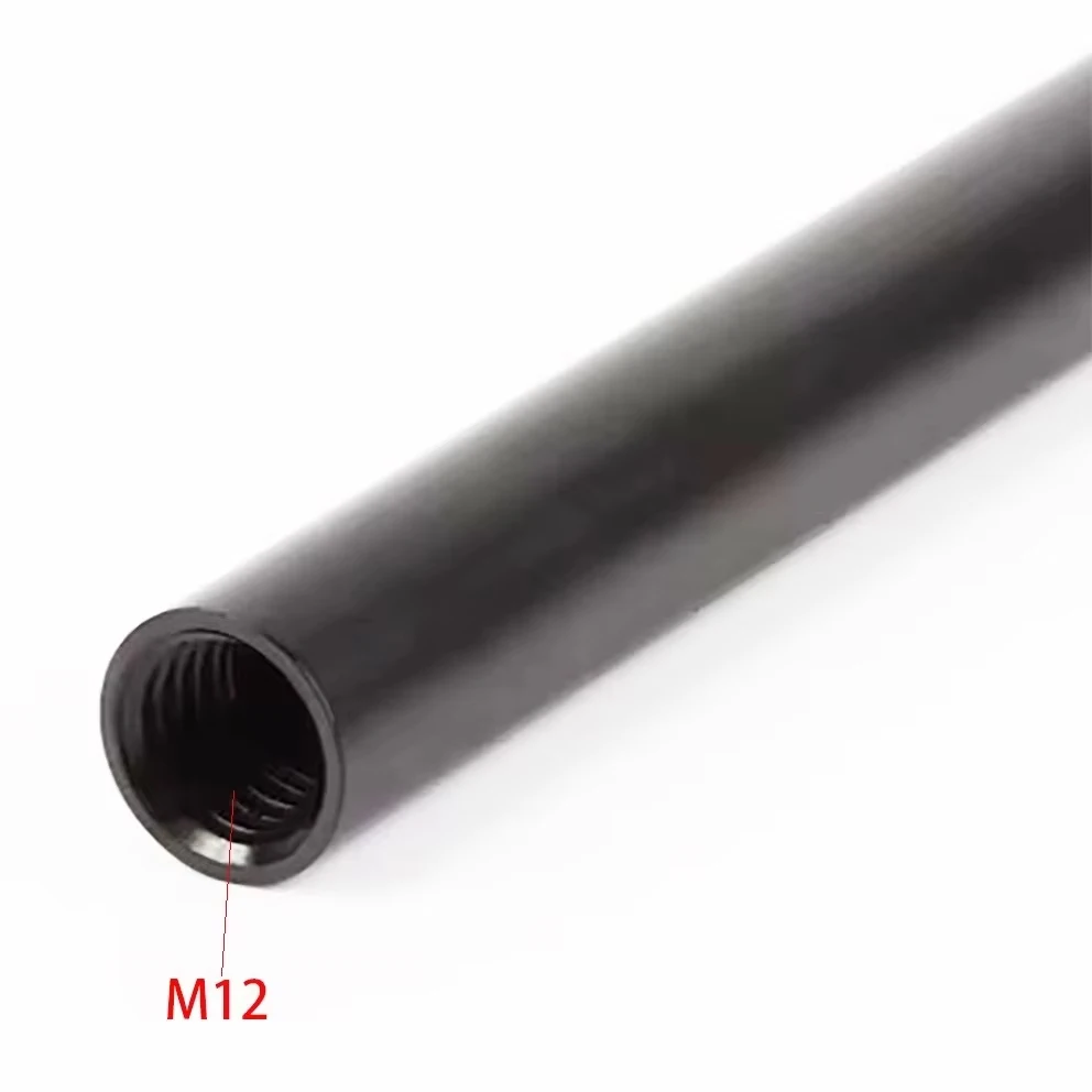 15mm Rod Camera Rig Support 20cm long (8 inches) With Inner M12 thread (pack 2 ) for tripod camera