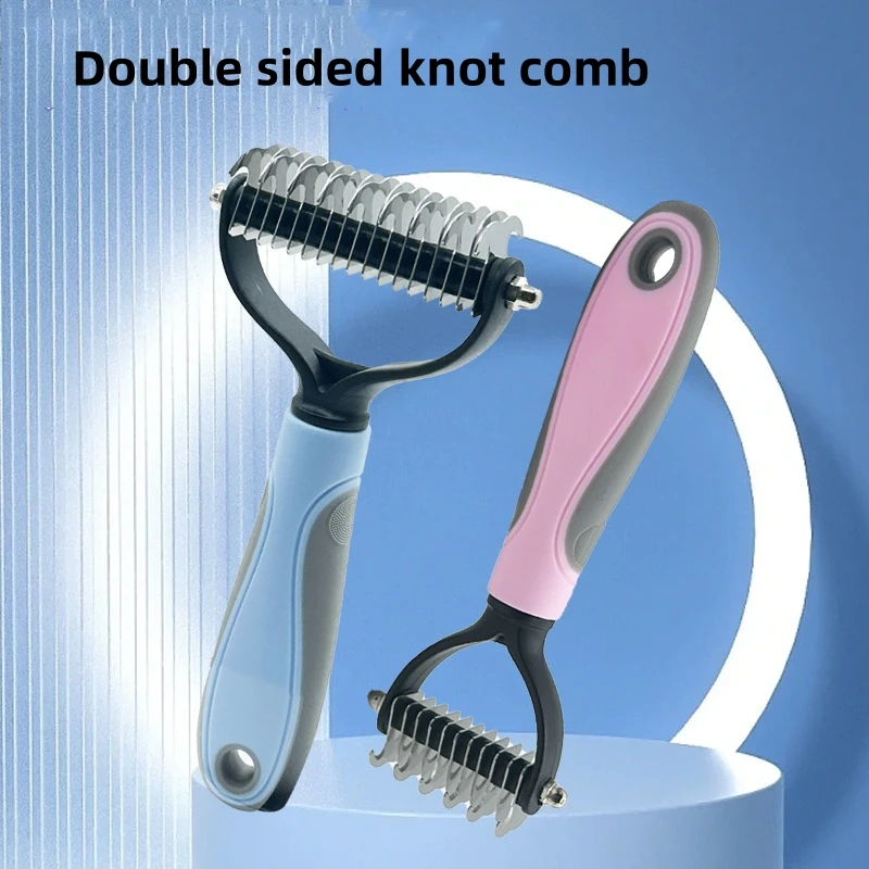 

Professional Pet Deshedding Brush Dog Hair Remover Pet Fur Knot Cutter Puppy Cat Comb Brushes Dogs Grooming Shedding Supplies