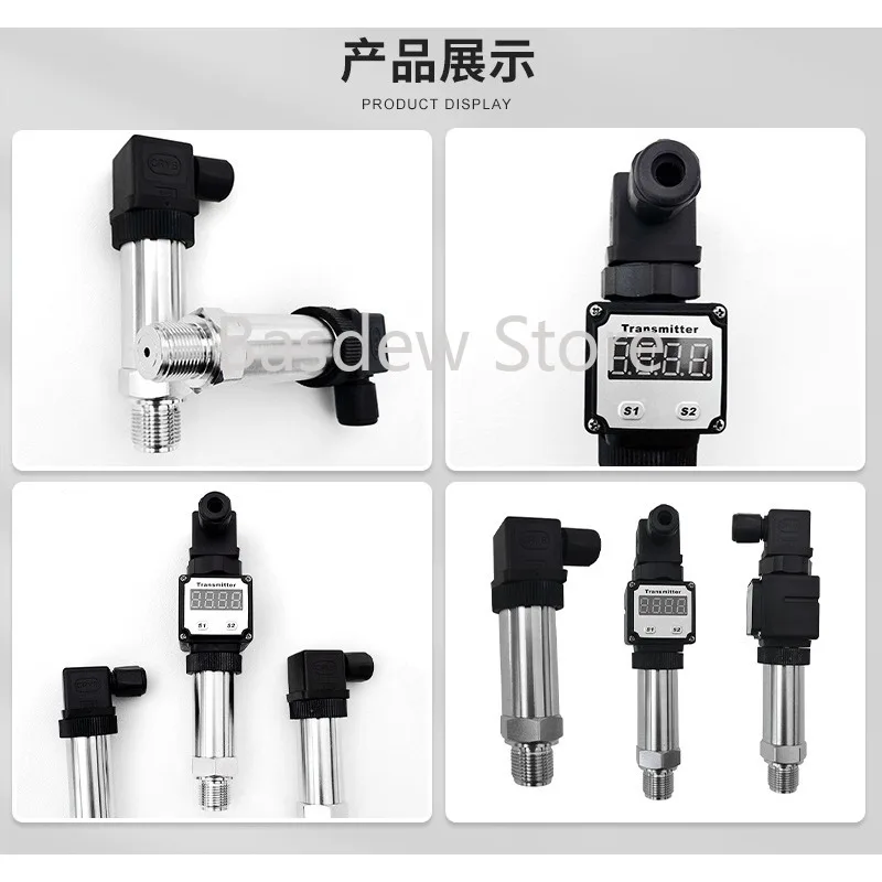 Diffusion Silicon Pressure Transmitter 131 Type Digital Display Water Hydraulic Pressure Transformer