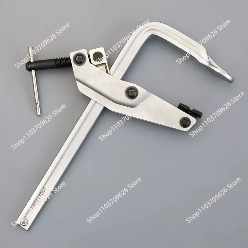 Suitable for  1Pc Heavy Forging Screw Cantilever F-clamp, Max Jaw Opening 30cm Clamp for Wood, Metal, Pipe, Welding and DIY Proj