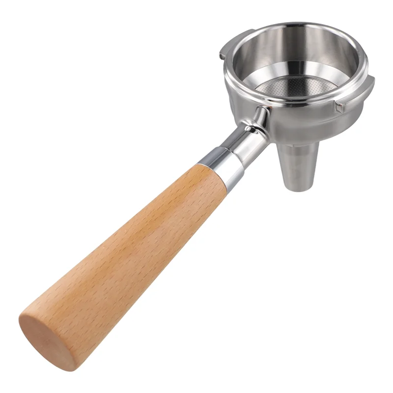 

AF93-Suitable For 58Mm E61 Espresso Machine Semi-Automatic Milk Tea Brewer Refitted Solid Wood Handle