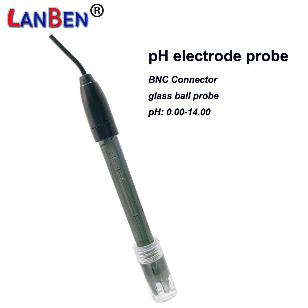 Sonda de electrodo de pH profesional para acuario, Sensor de laboratorio hidropónico, conector BNC, probador de PH para piscina