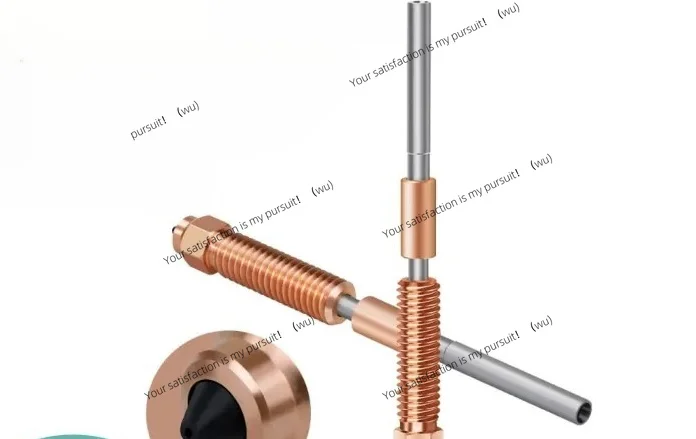 for 3D Printer Ender‑3V3 K1C K1 Max Spare Parts Integrated Bimetallic Hardened Steel Nozzle Throat Kit