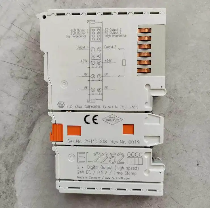 

New German Beckhoff module EL2252 EL2521 EL2262 EL2622 EL9184 EL3403