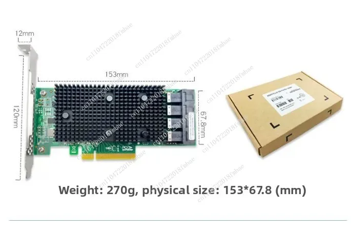 Brand New 9400-16i Hba Expansion Card Pcie Sas/sata/nvme U.2 16-disk Hard Disk Pass-through Card