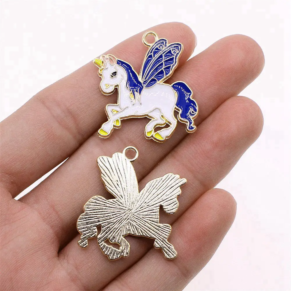 Unicorn Deer Flamingo Enamel Charms Nail Charms For You Jewellery