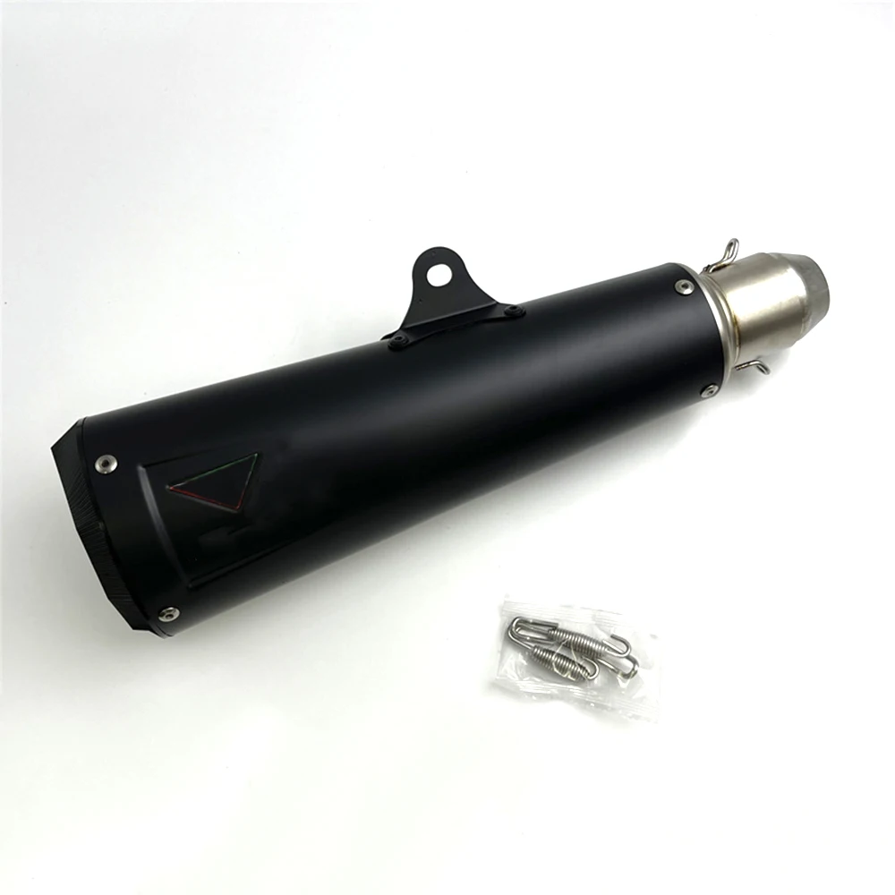 Titanium Alloy Stainless steel Universal Motorcycle Exhaust Tail Pipe Muffler Straight For CBR500R NSS350 FORZA750 XMAX GSX8R R3