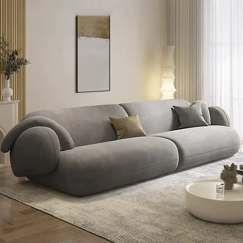 Salon nowoczesna sofa narożna Italiano Nordic Nordic leniwe pufy kanapa salon sypialnia projektant Divano Letto dom umeblowanie DWH