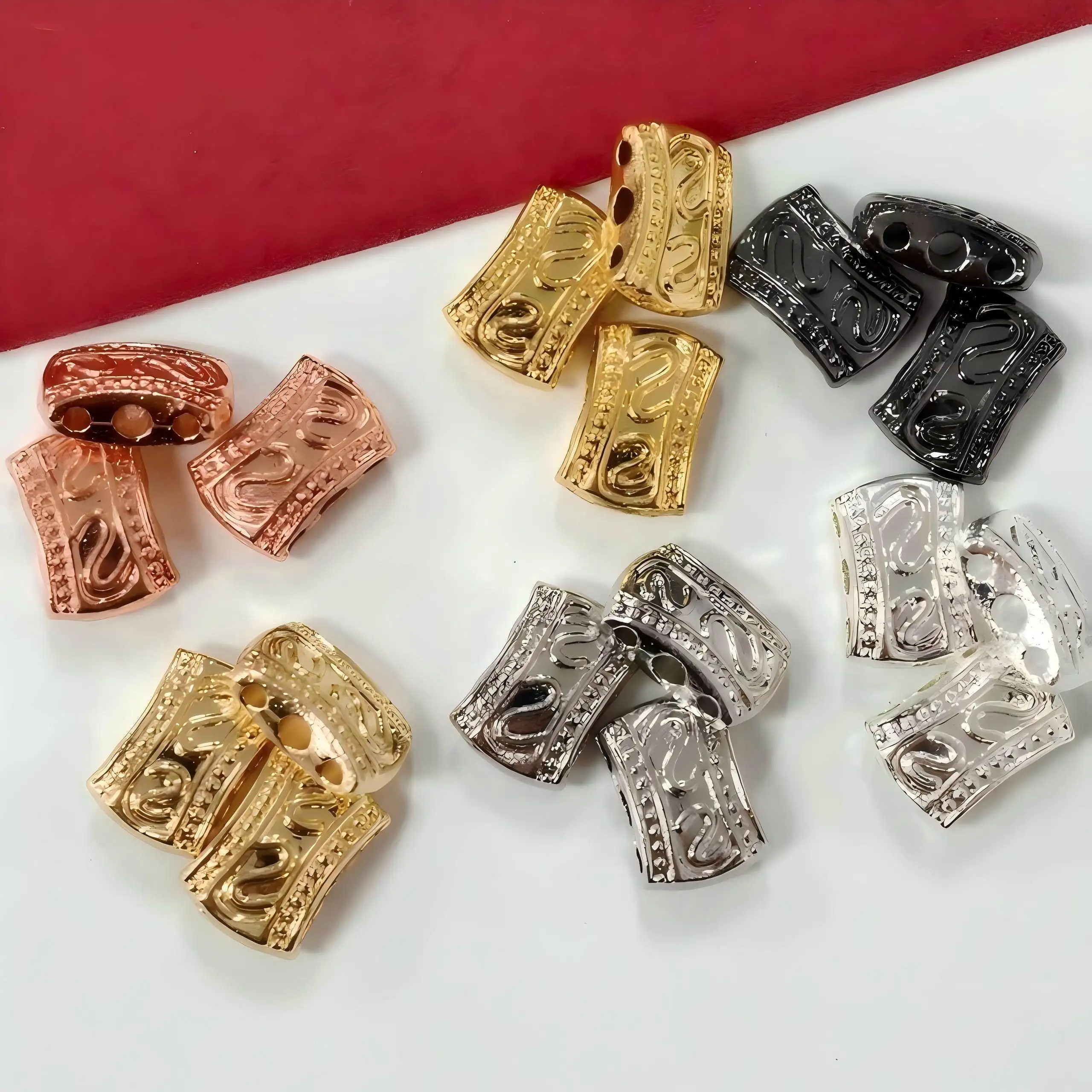 

5 шт., трехрядные часы с большими бусинами-разделителями, DIY жемчужный браслет, ожерелье, аксессуары, материалы для изготовления ювелирных изделий, оптовая продажа