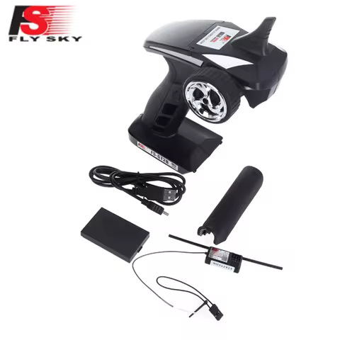 FLYSKY FS-GT2B GT2B 2.4G 3CH Radio Transmitter with GR3E Receiver 3.7V Battery for RC Vehicles Car Boat Tank Toys RC Parts