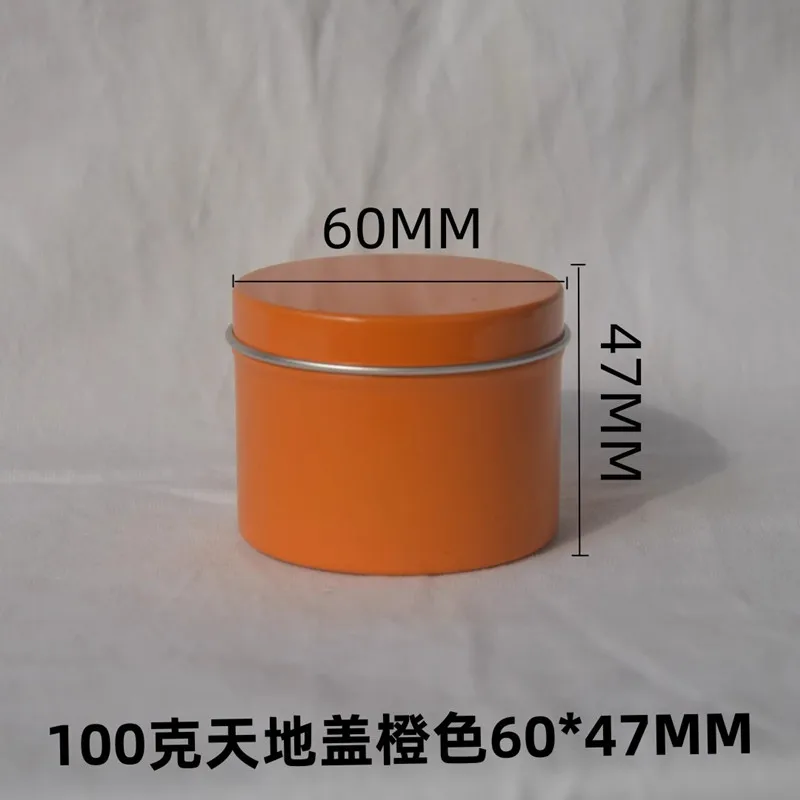 

Wholesale 50pcs100g Aluminum Tin Jar Metal Containers Tea Cans High-grade Cosmetics Aluminum Cans Makeup Bottle