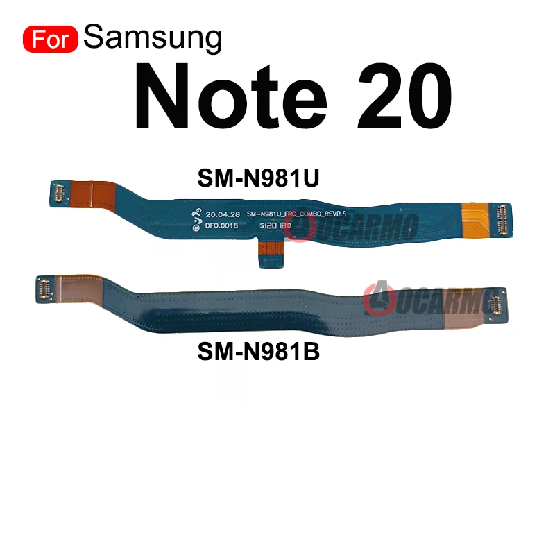 For Samsung Galaxy Note20 SM-N981B 981U Wi-Fi Signal Antenna And LCD Screen Flex Connector Motherboard Flex Cable Replacement