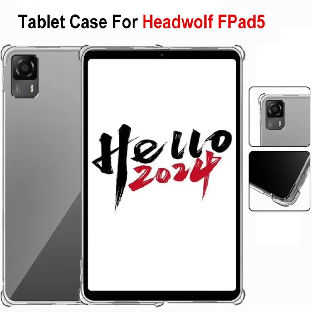 Shockproof 8.4inch Tablet Case Anti-scratch Airbag Clear Back Cover Ultra Thin TPU Protective Shell for Headwolf FPad5