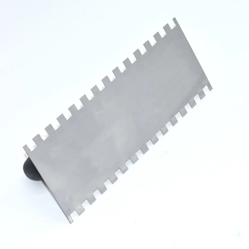 Imagem -02 - Praça Notch Trowel Instalação Tile Nice Handle Plastering Trowel Cimento Trowel 280cm 039 Aço Inoxidável